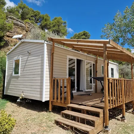 Mobilhome Clim Tele La Falaise 4 Etoiles Narbonne Exterior photo